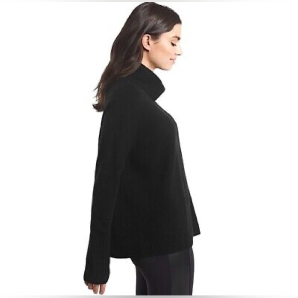 NWT Athleta Aspen Wool Cashmere Turtleneck Womens L New with Tags Sweater Knit